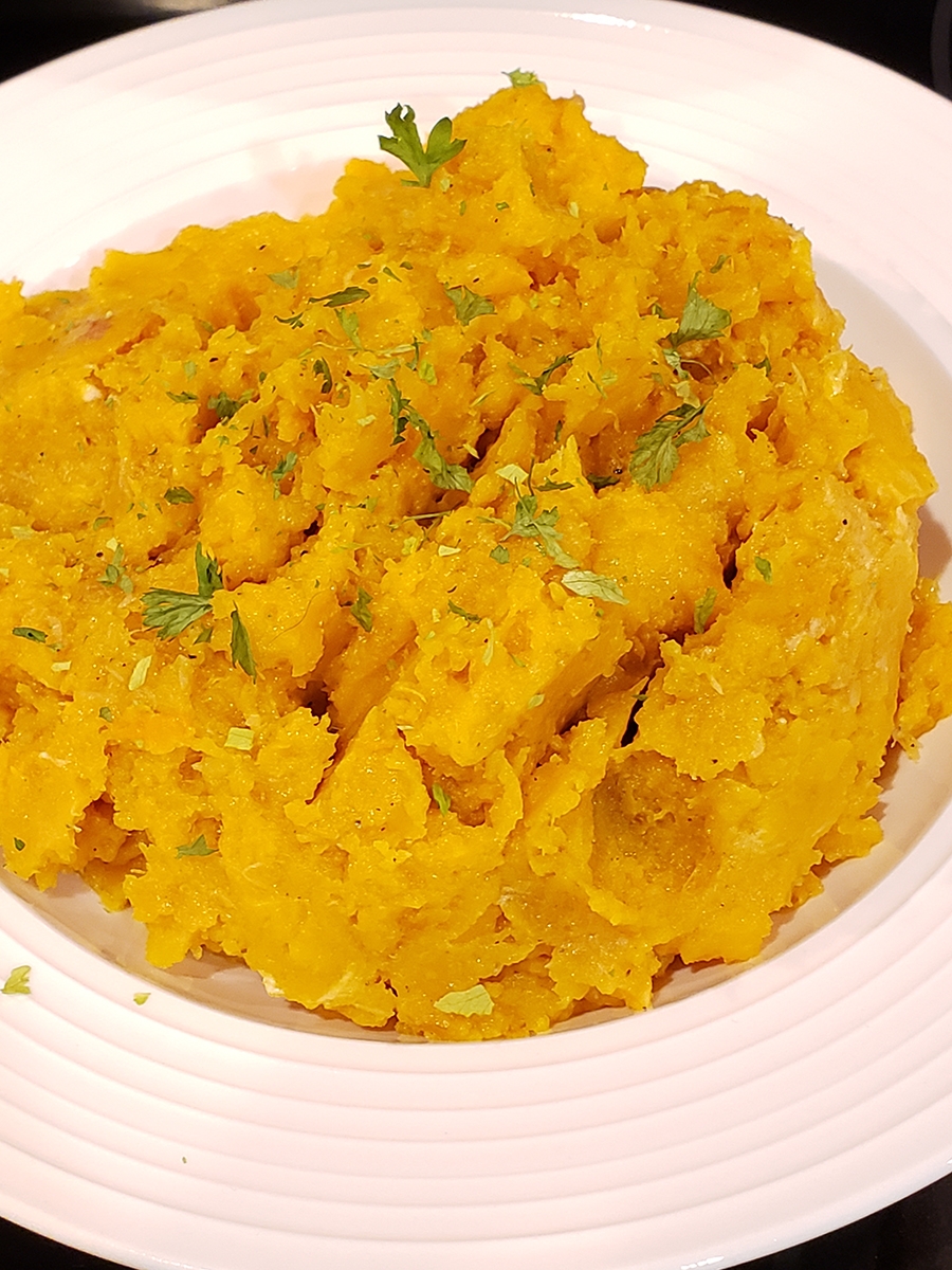 Roasted Garlic & Butternut Squash Mash